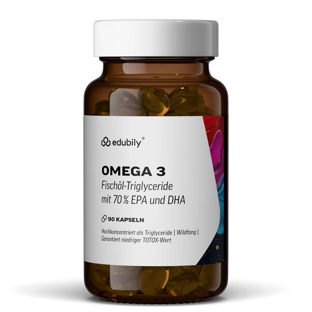 Produktabbildung edubily Omega 3 Kapseln
