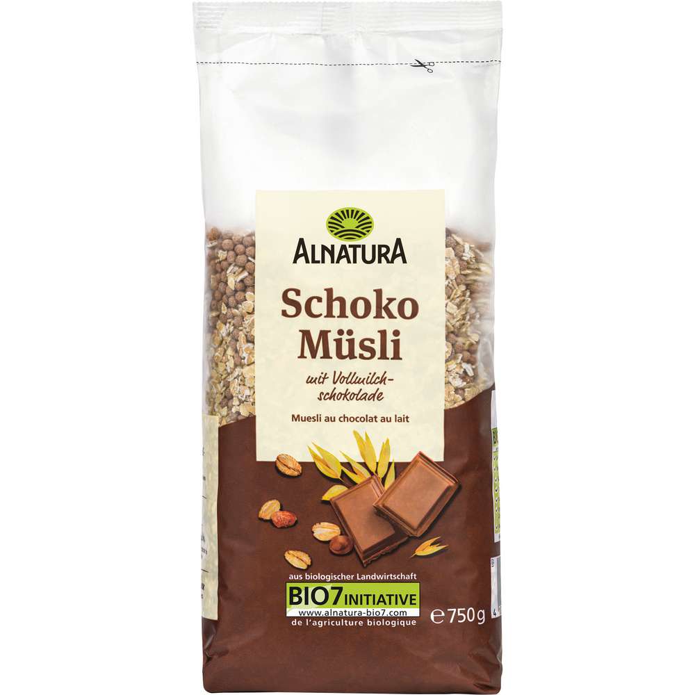 Produktabbildung Alnatura Bio Müsli, Schoko