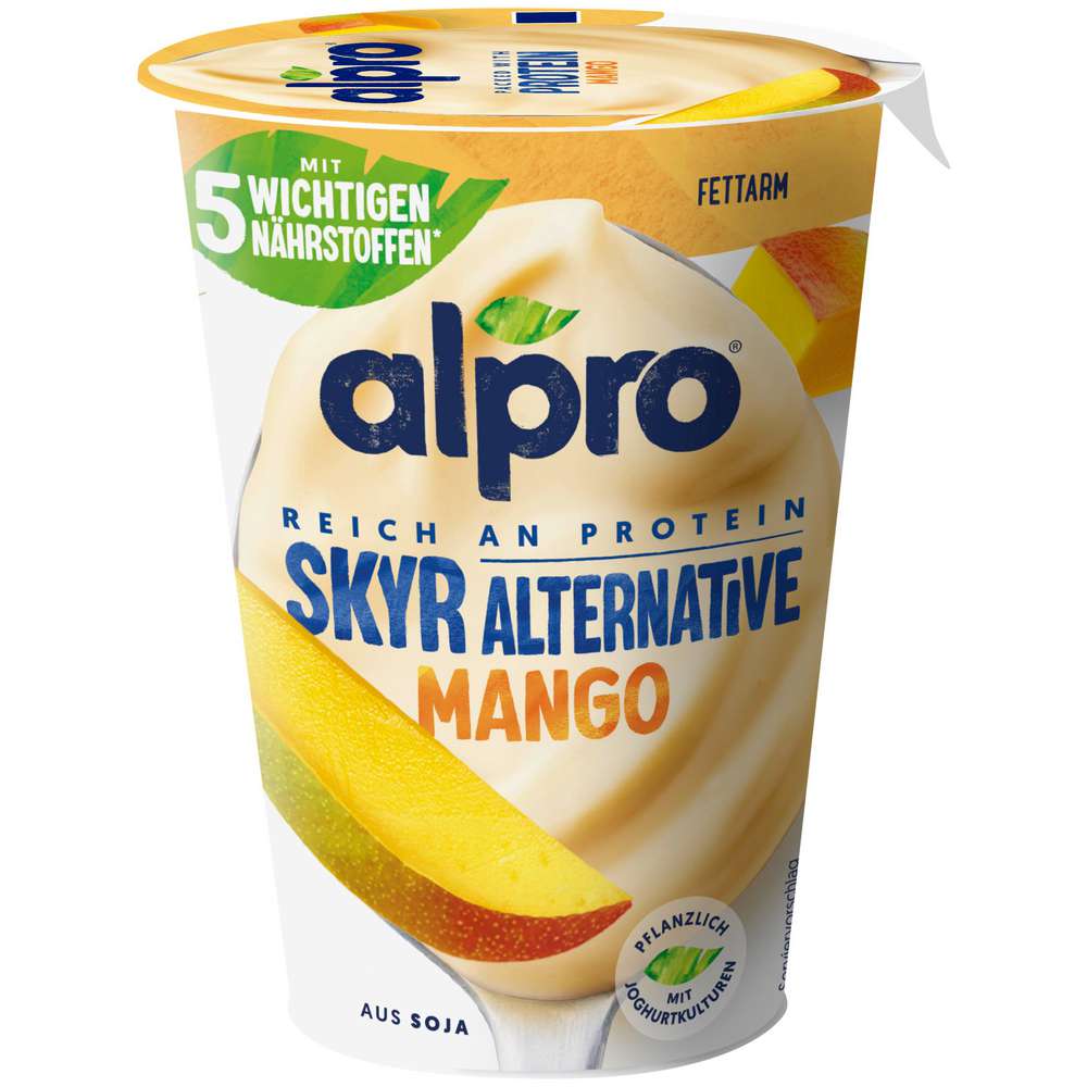 Produktabbildung Alpro Soja-Joghurtalternative Skyr-Style, Mango