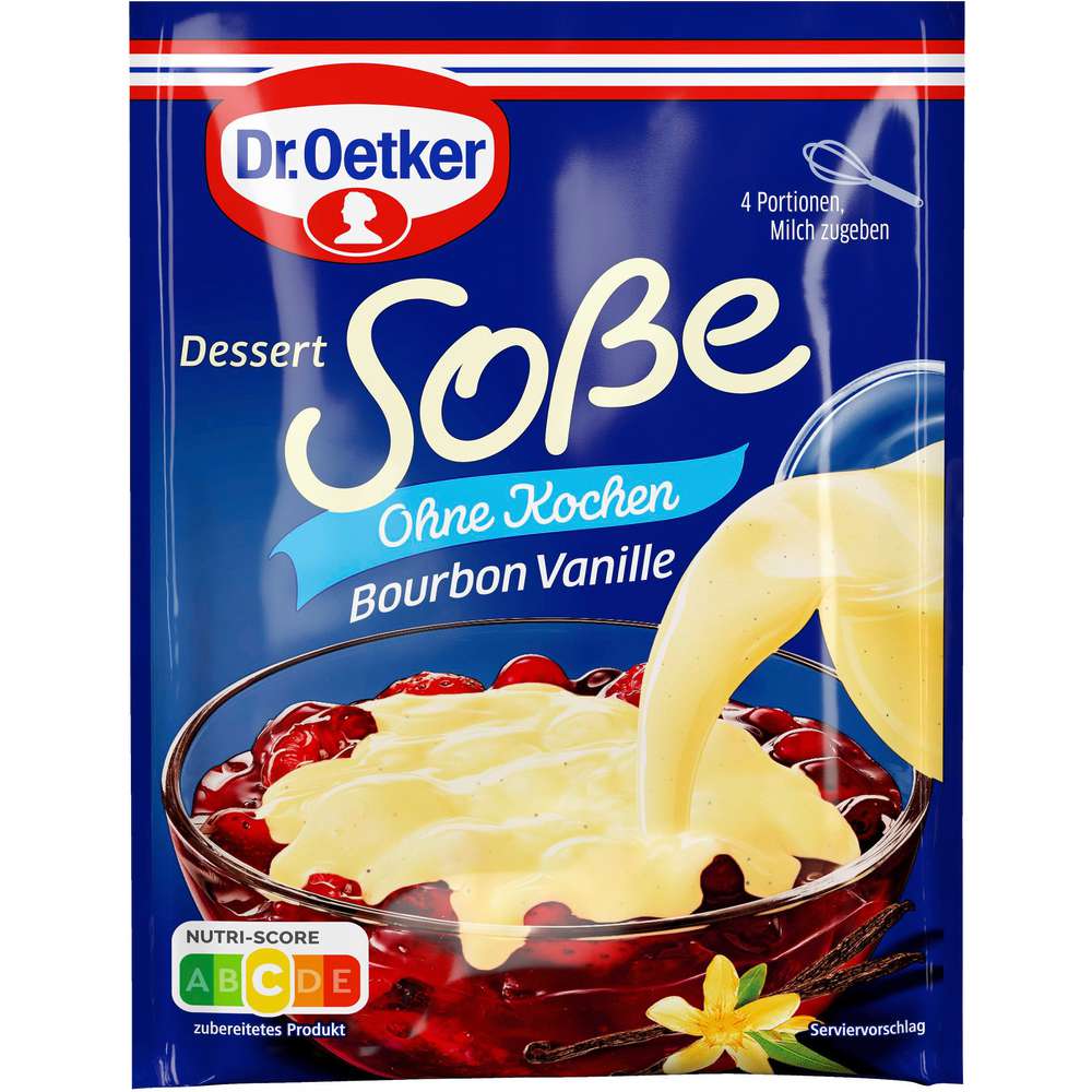 Produktabbildung Dr. Oetker Dessert-Soße ohne Kochen, Bourbon-Vanille