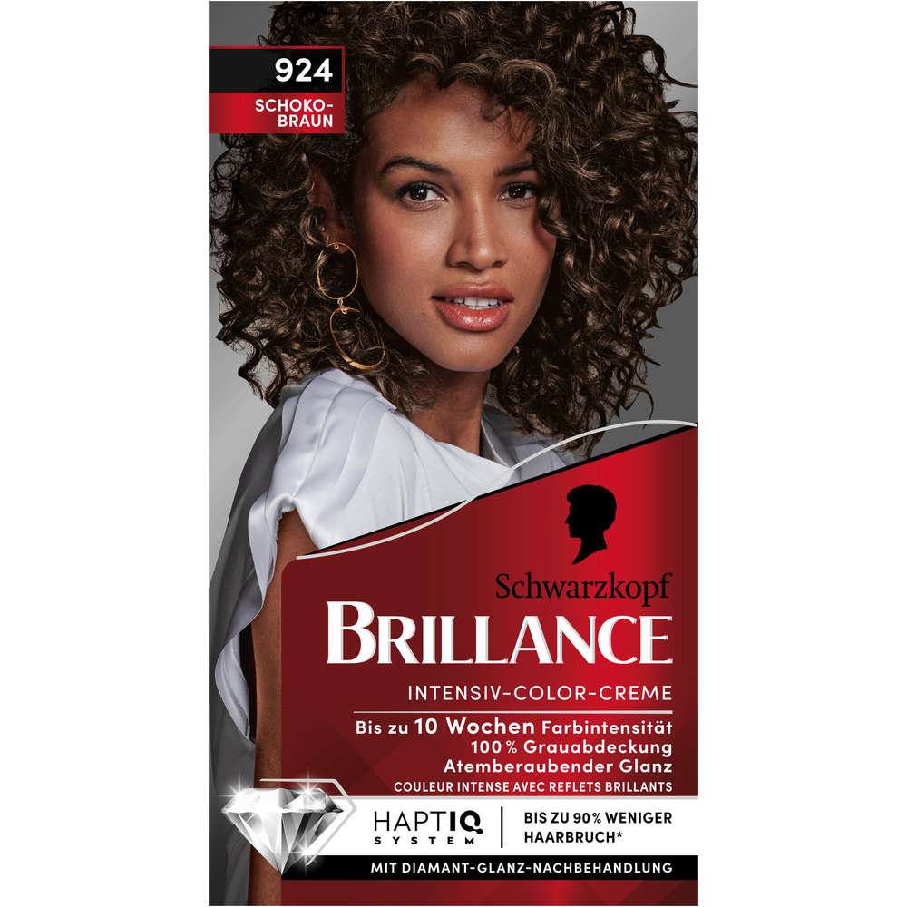 Produktabbildung Schwarzkopf Brillance Haarfarbe, Schokobraun 924