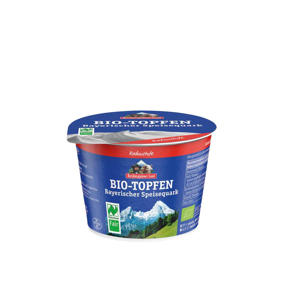Produktabbildung Berchtesgadener Land Bio Speisequark, Rahmstufe