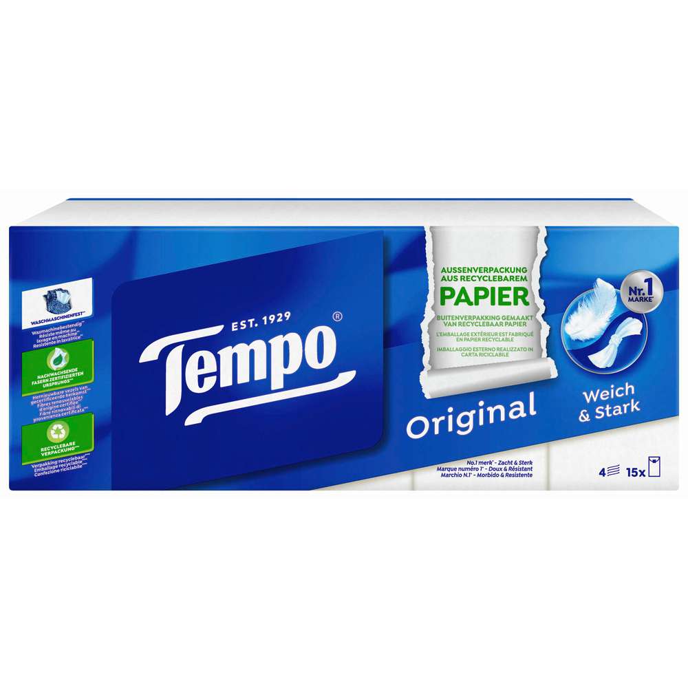 Produktabbildung Tempo Taschentücher