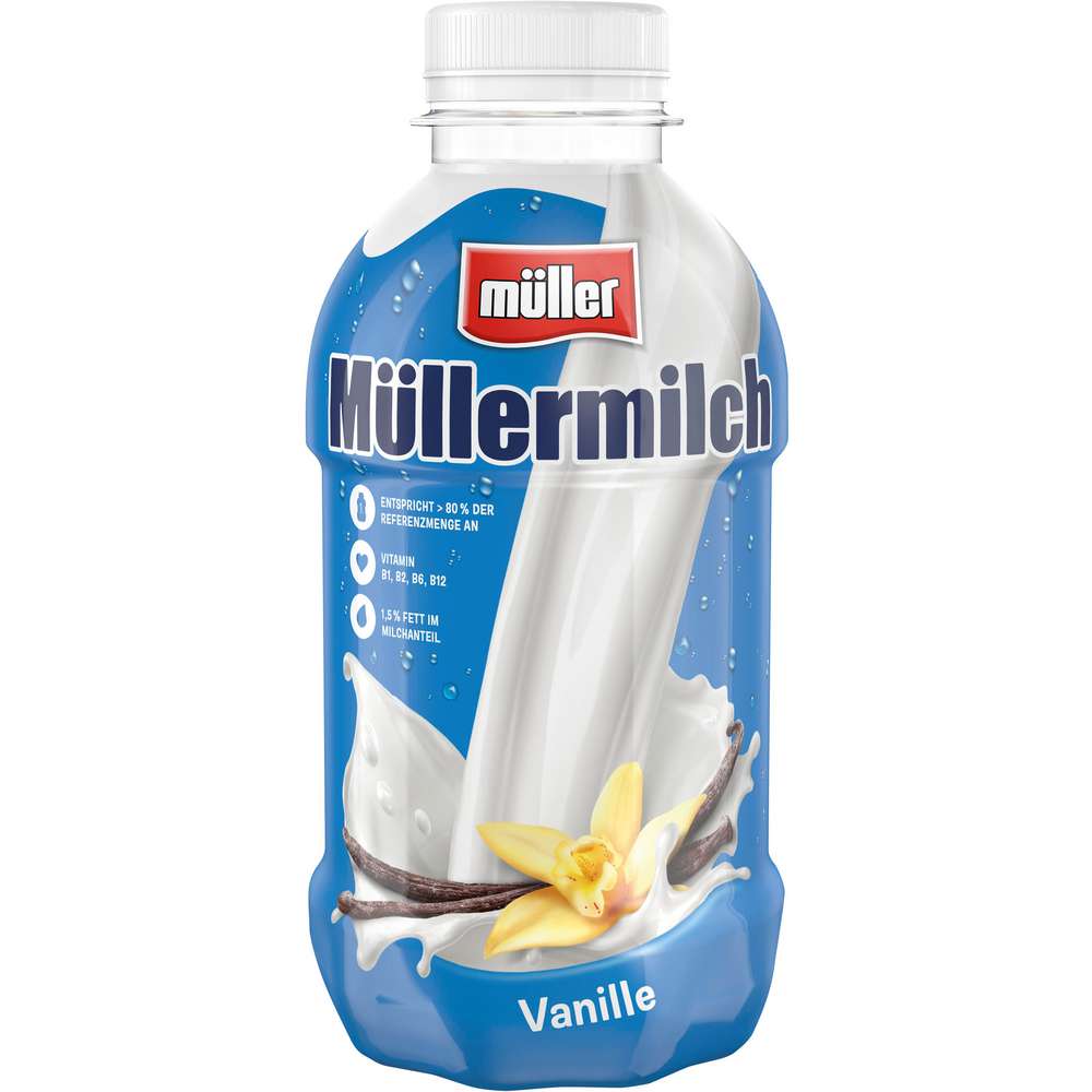 Produktabbildung Müller Müllermilch, Vanille