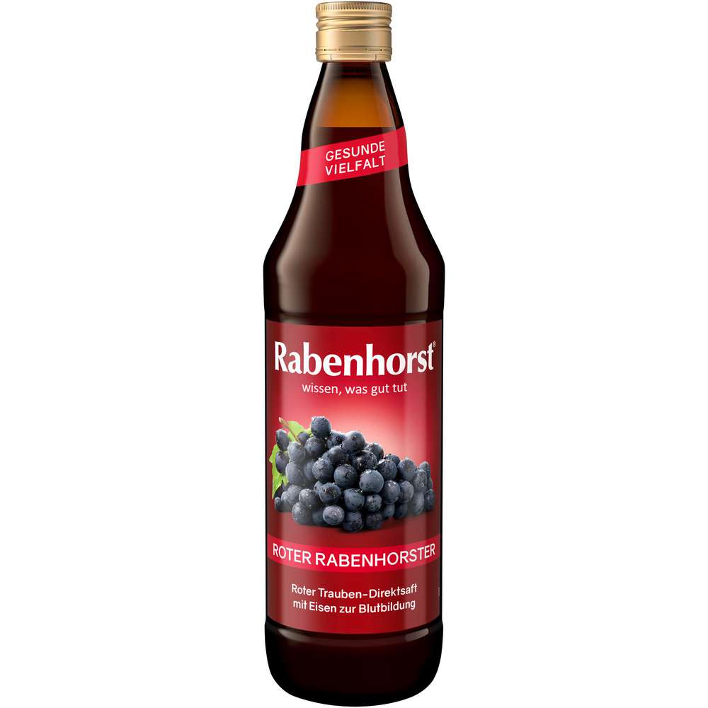 Produktabbildung Rabenhorst Roter Rabenhorster Traubensaft mit Eisen
