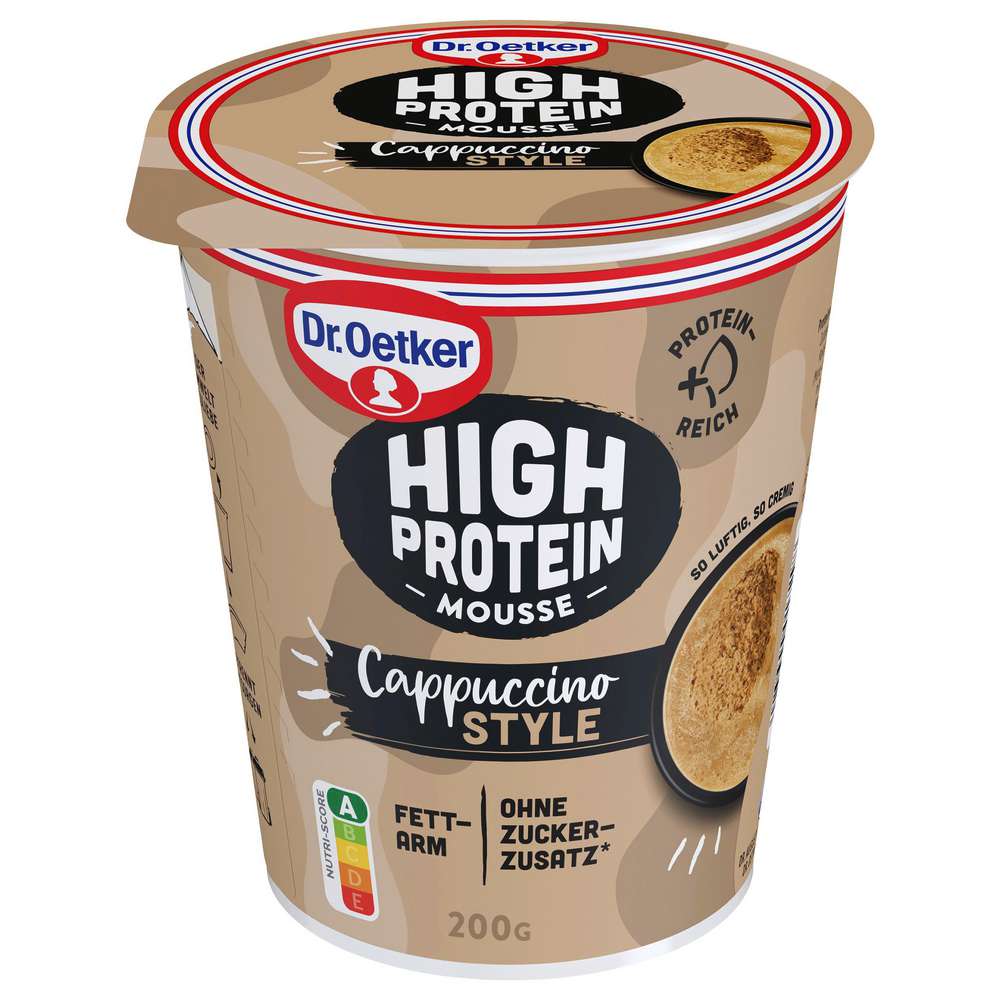 Produktabbildung Dr. Oetker High Protein Mousse Cappuccino