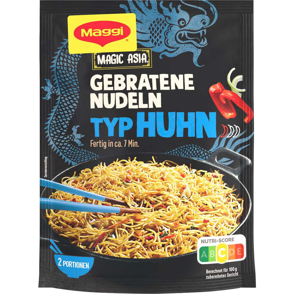 Produktabbildung Maggi Magic Asia gebratene Nudeln mit Huhn
