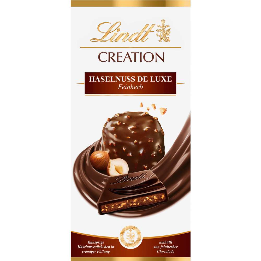 Produktabbildung Lindt Creation Tafelschokolade, Haselnuss de Luxe