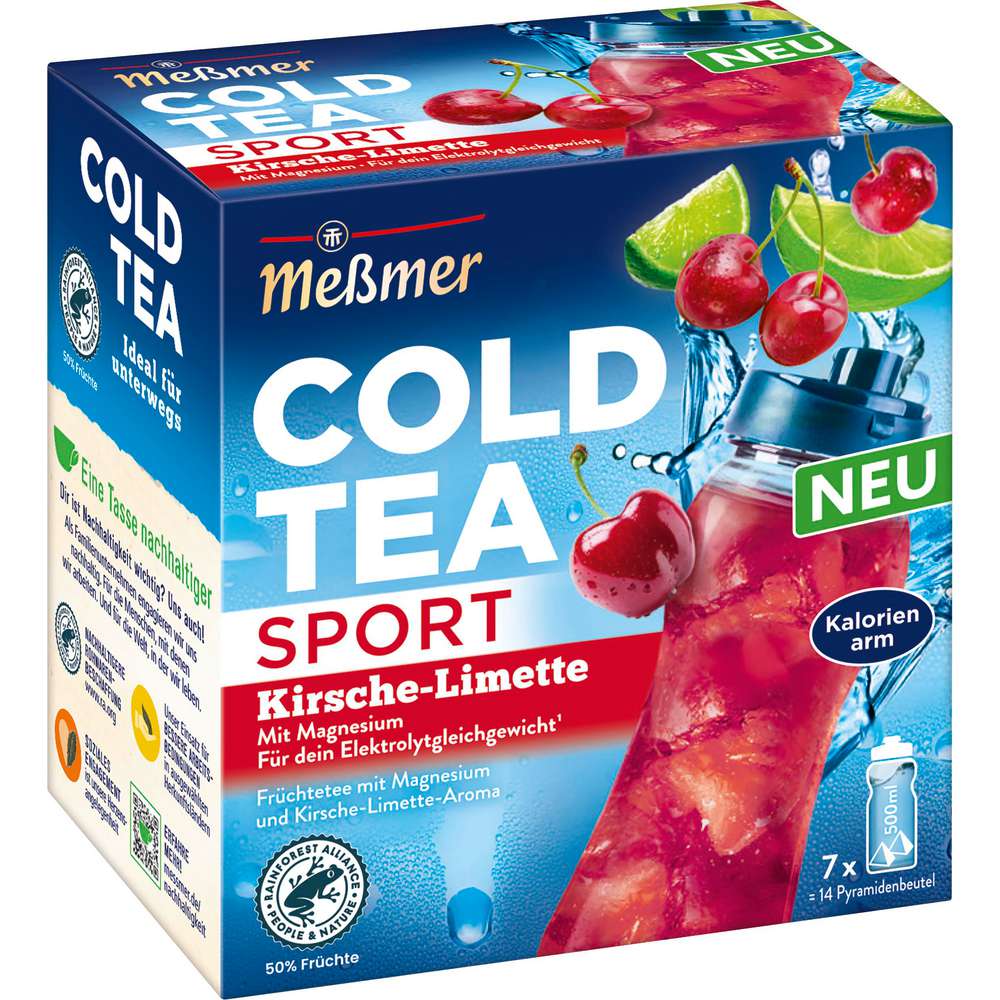 Produktabbildung Meßmer Cold Tea Sport Kirsche-Limette