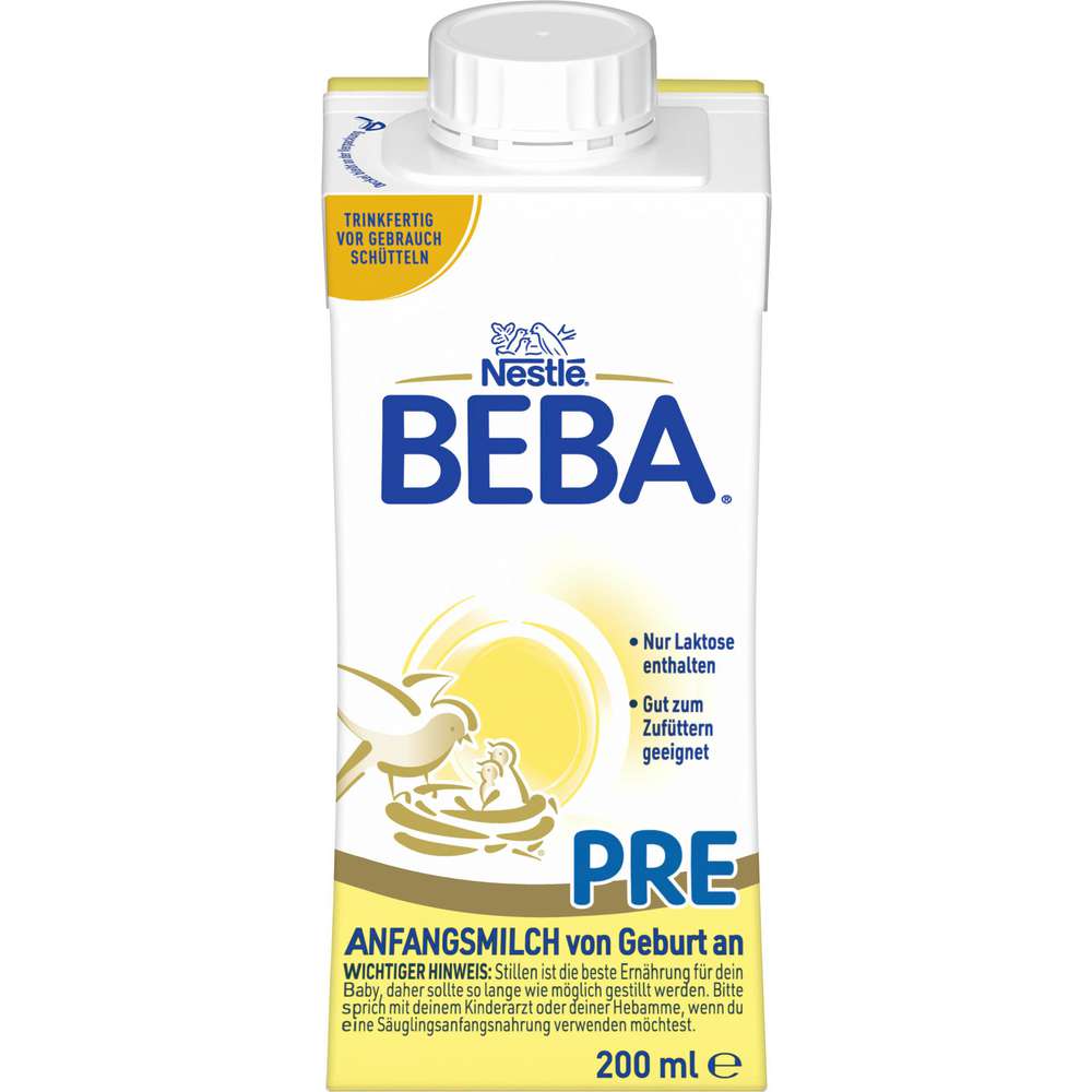 Produktabbildung Nestle Beba Pre, Anfangsmilch