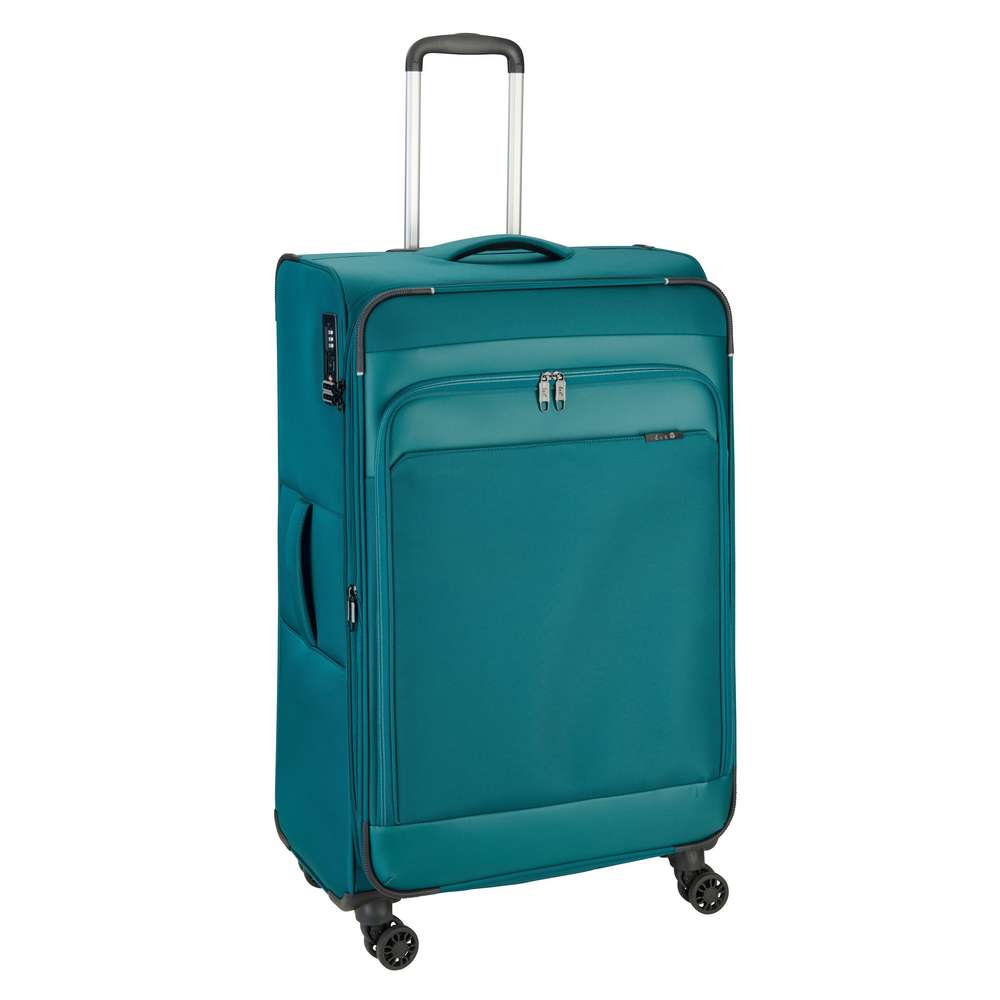 Produktabbildung d & n lederwaren Trolley Größe S, petrol