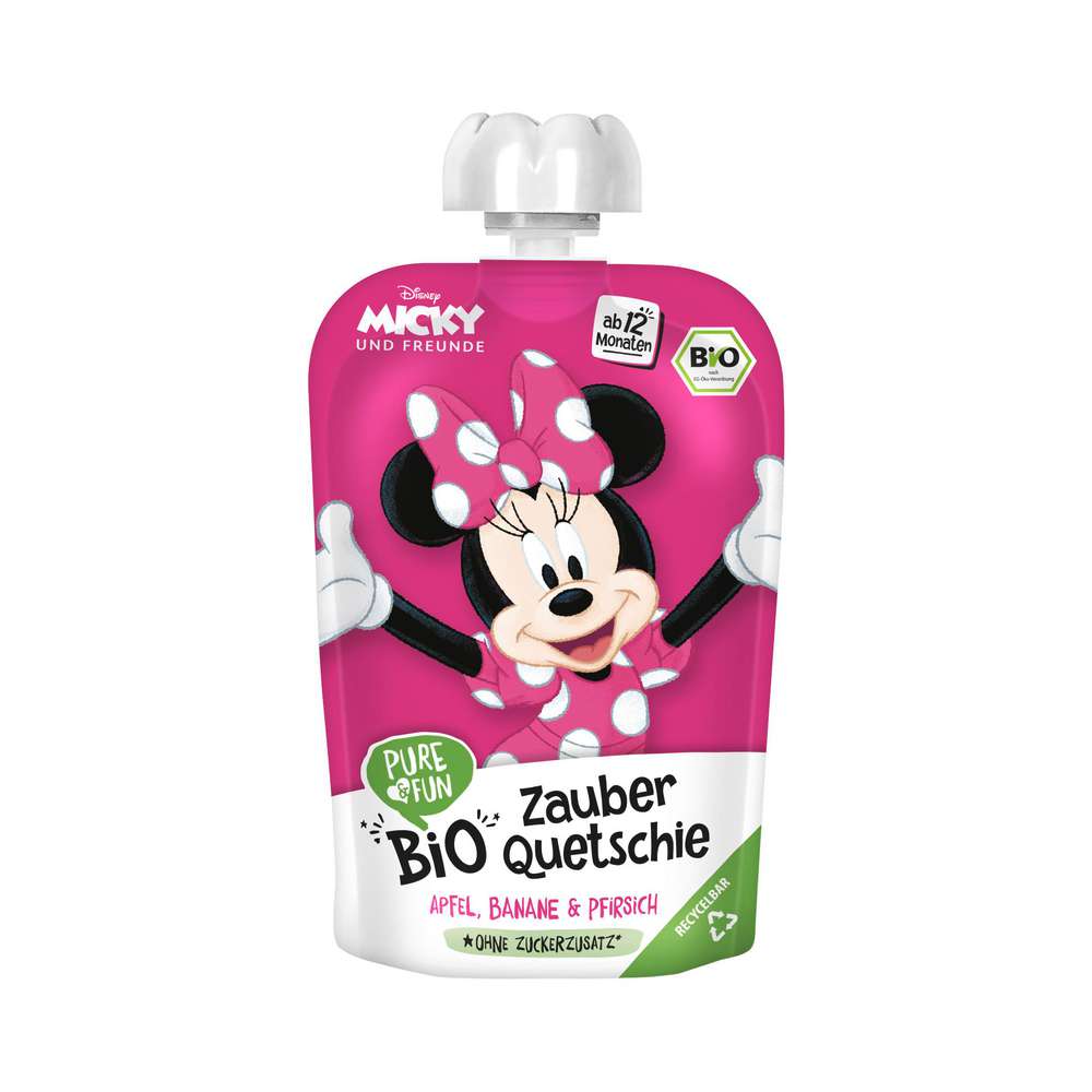 Produktabbildung Pure & Fun Bio Quetschie Minnie Mouse