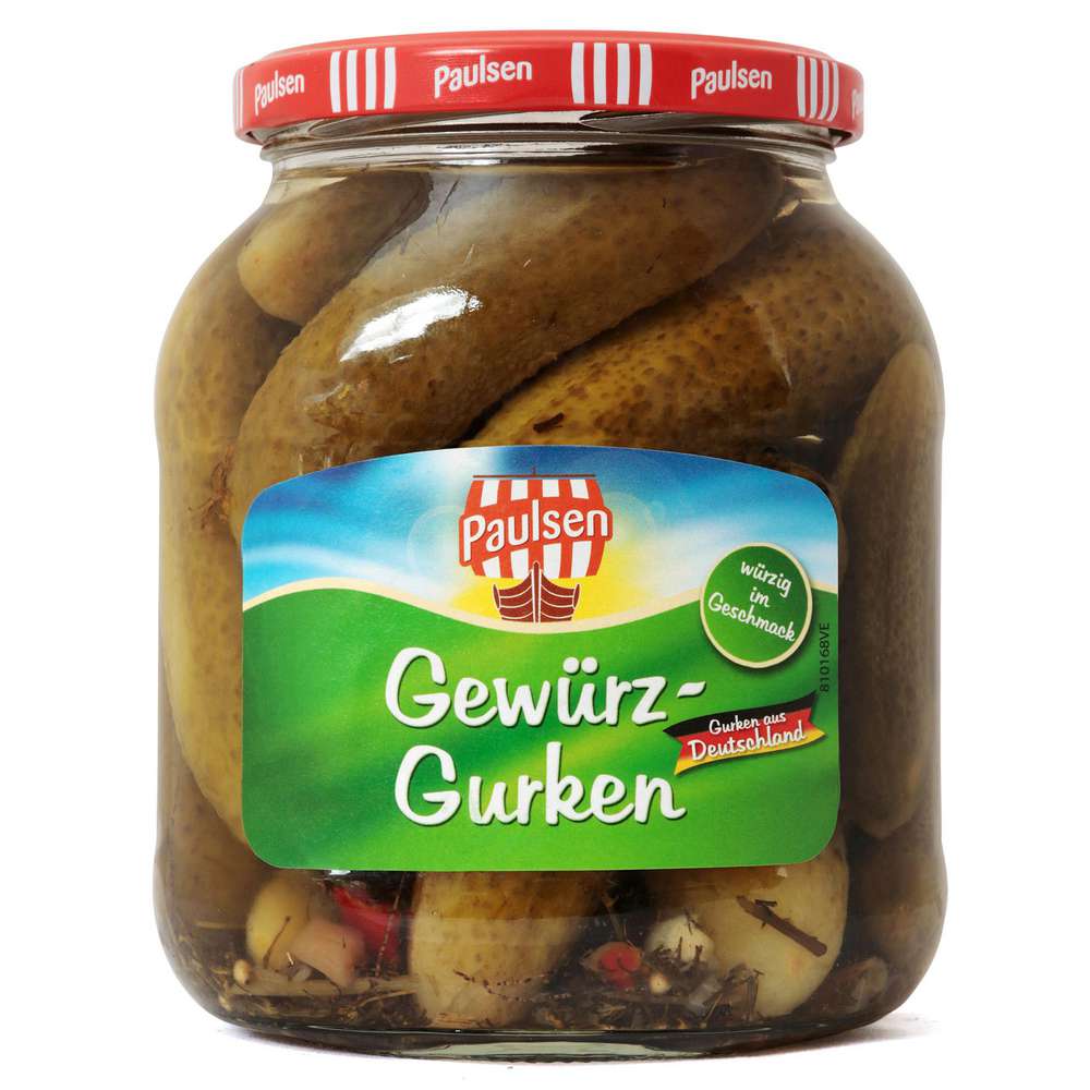 Produktabbildung Paulsen Gewürzgurken 