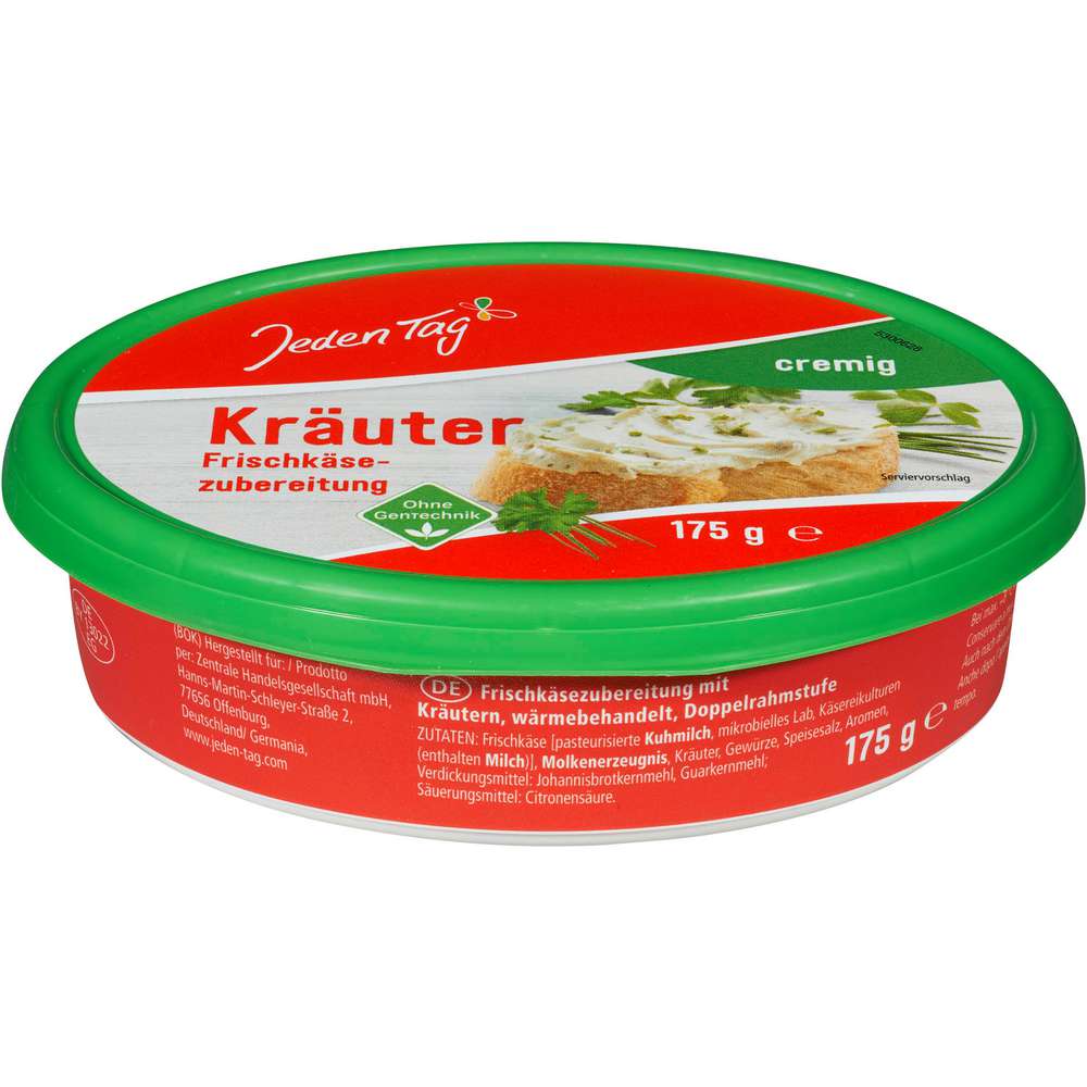 Produktabbildung Jeden Tag Kräuter Frischkäse