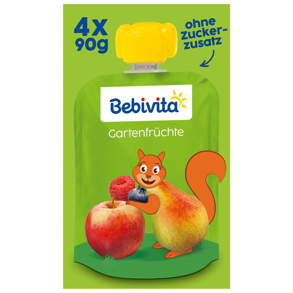 Produktabbildung Bebivita Quetschie, Gartenfrüchte