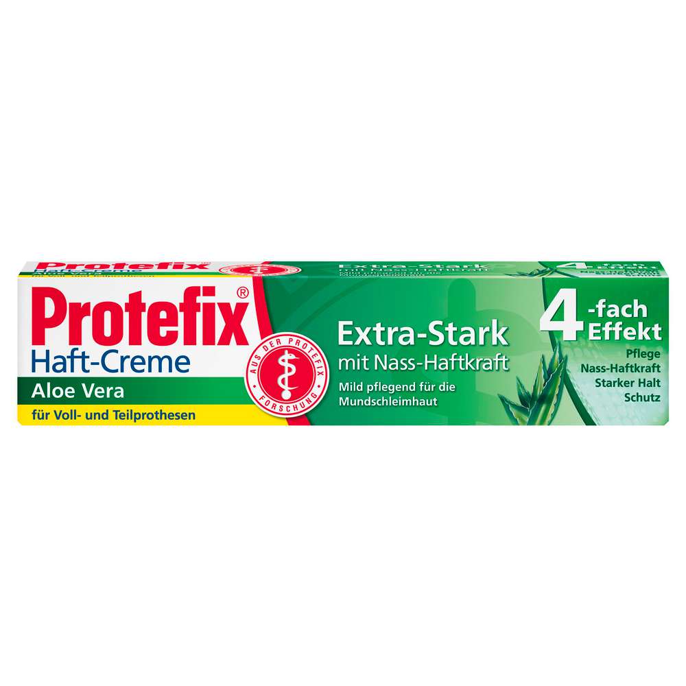 Produktabbildung Protefix Haftcreme, extra stark, mit Aloe Vera