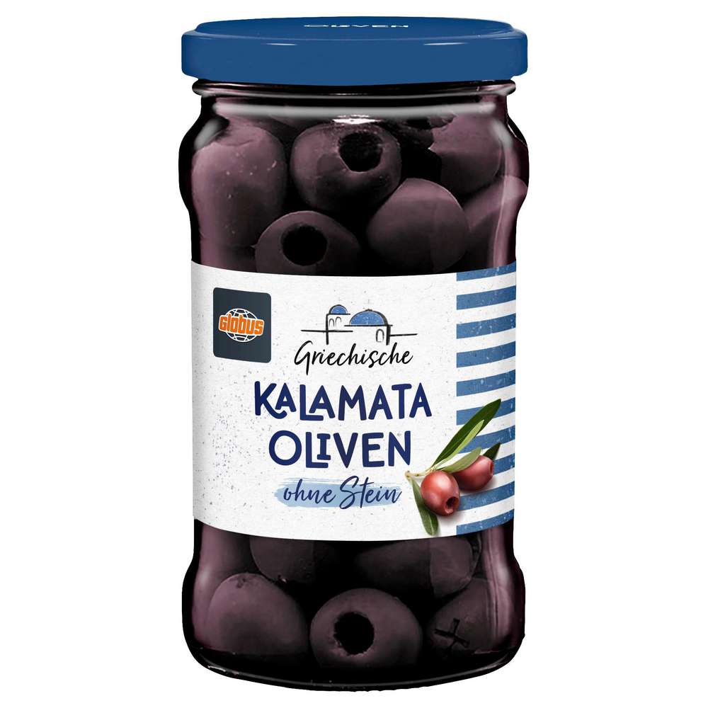 Produktabbildung GLOBUS Griechische Kalamata-Oliven ohne Stein