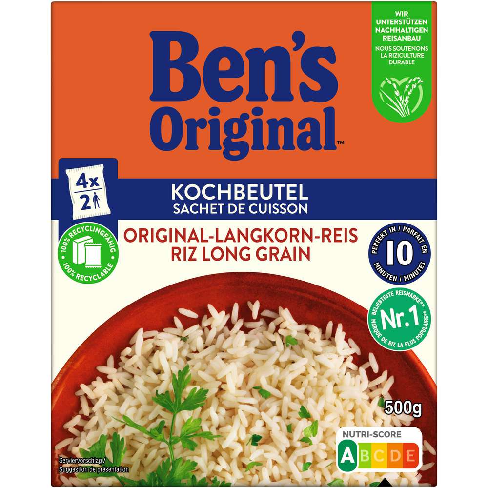 Produktabbildung BEN'S ORIGINAL Langkornreis Kochbeutel