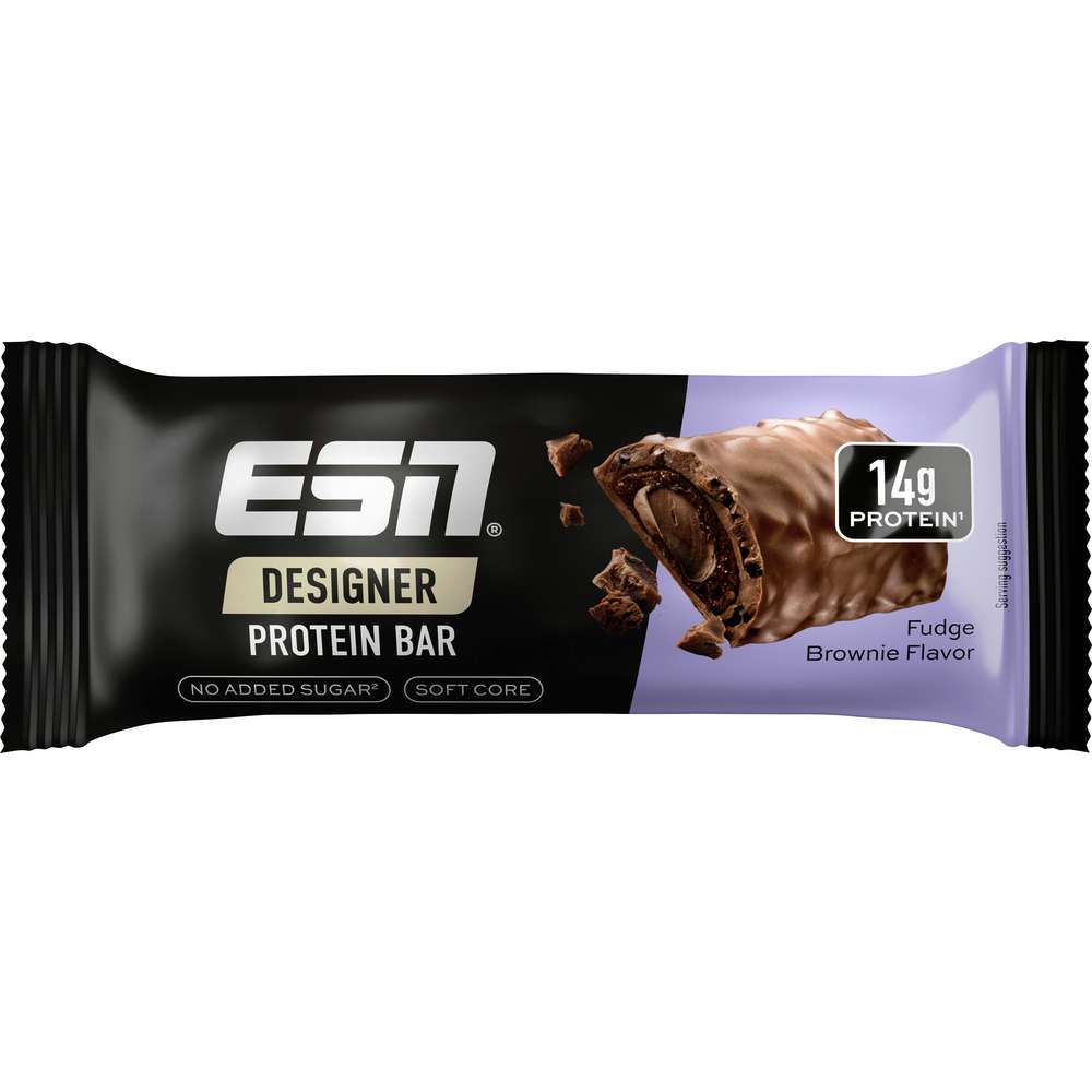 Produktabbildung ESN Proteinriegel Designer, Brownie