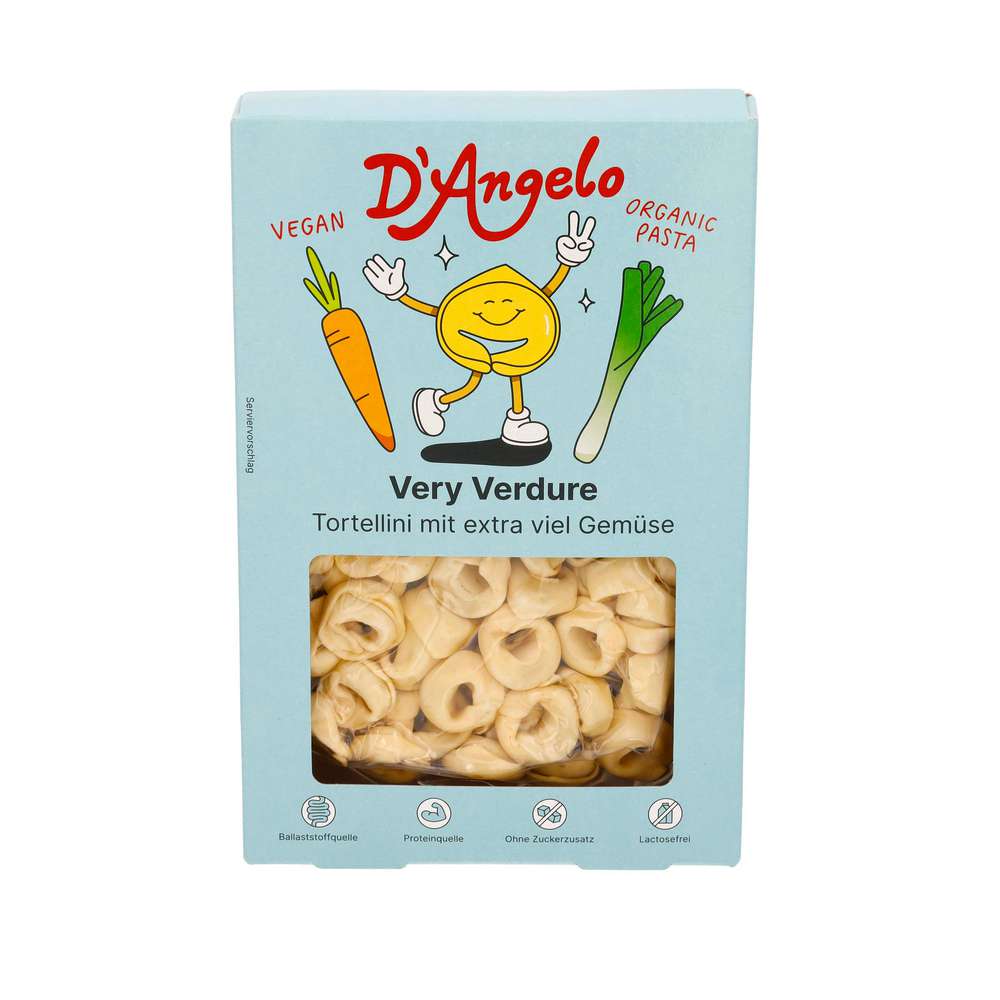 Produktabbildung D'Angelo Bio Tortellini Gemüse