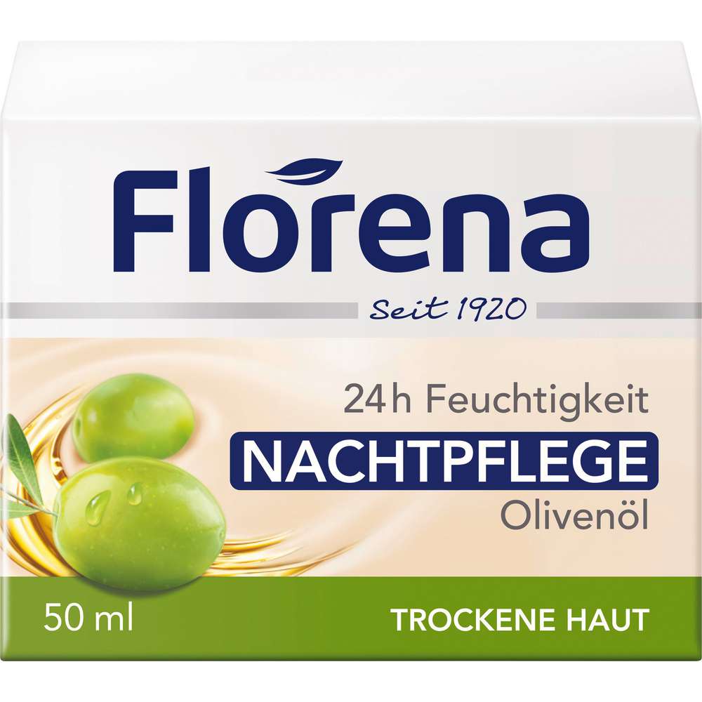 Produktabbildung Florena Nachtpflege, Olivenöl