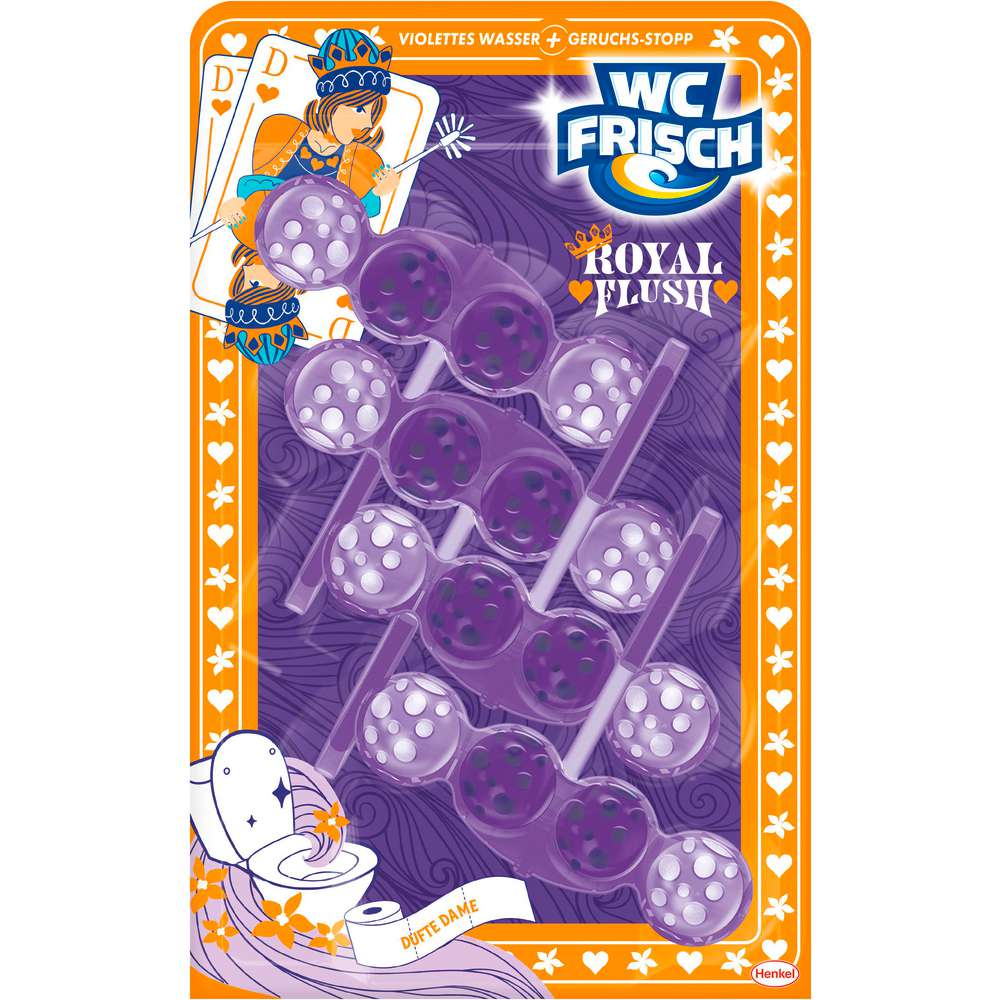 Produktabbildung WC Frisch WC-Duftspüler Kraft Aktiv Violettspüler, Dufte Dame