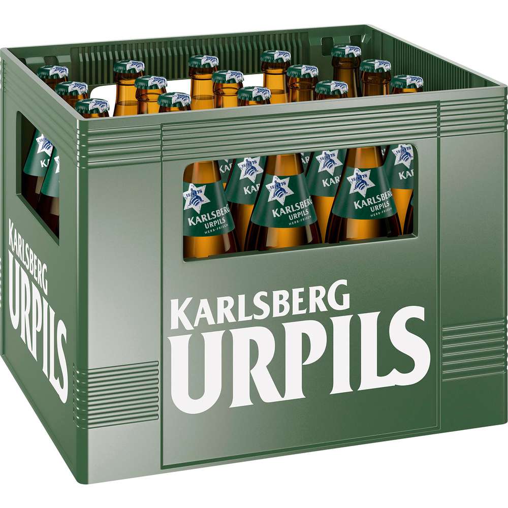 Produktabbildung Karlsberg Pilsner Bier Urpils, 4,8 % (20x 0,500 Liter)