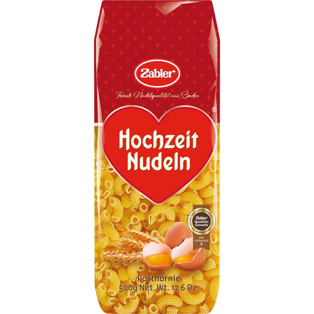 Produktabbildung Zabler Hochzeit Nudeln Posthörnle