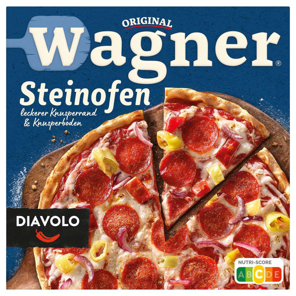 Produktabbildung Wagner Steinofen Pizza Diavolo scharf, tiefgekühlt