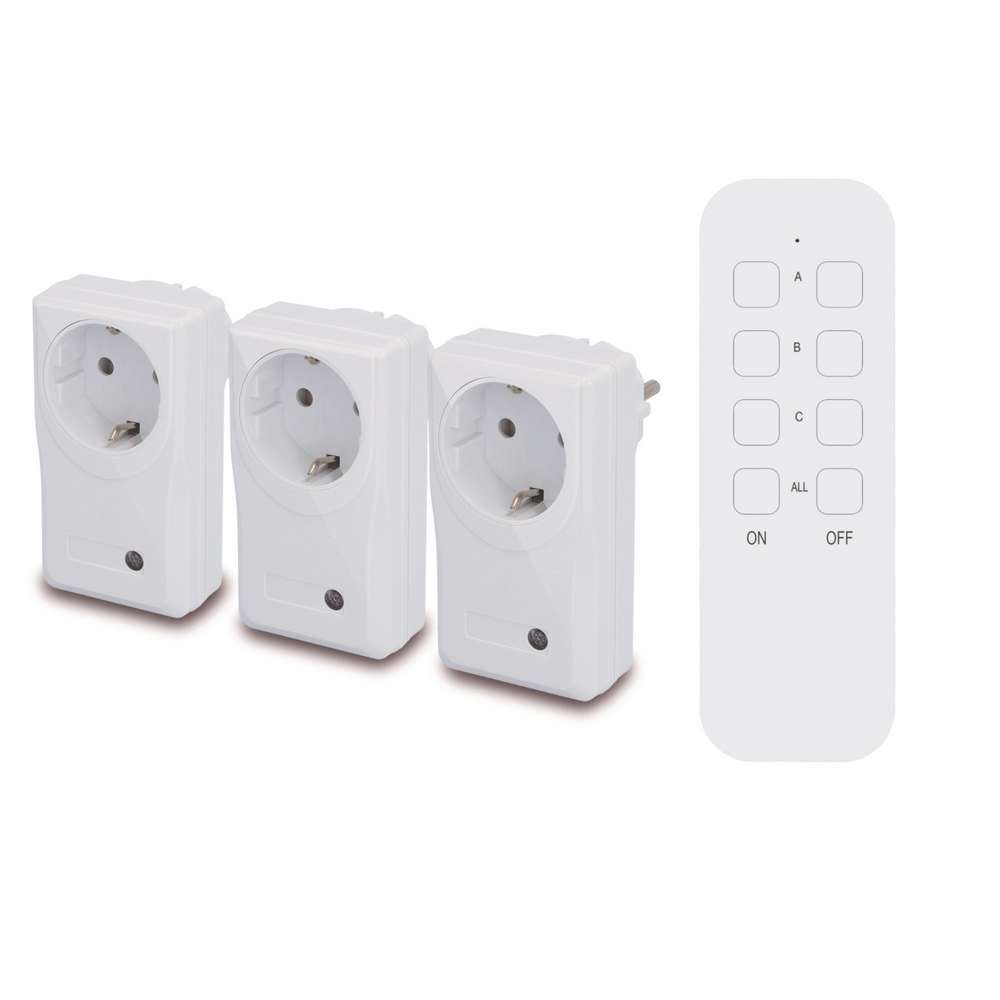 Produktabbildung Unitec Funk-Steckdosen 31144