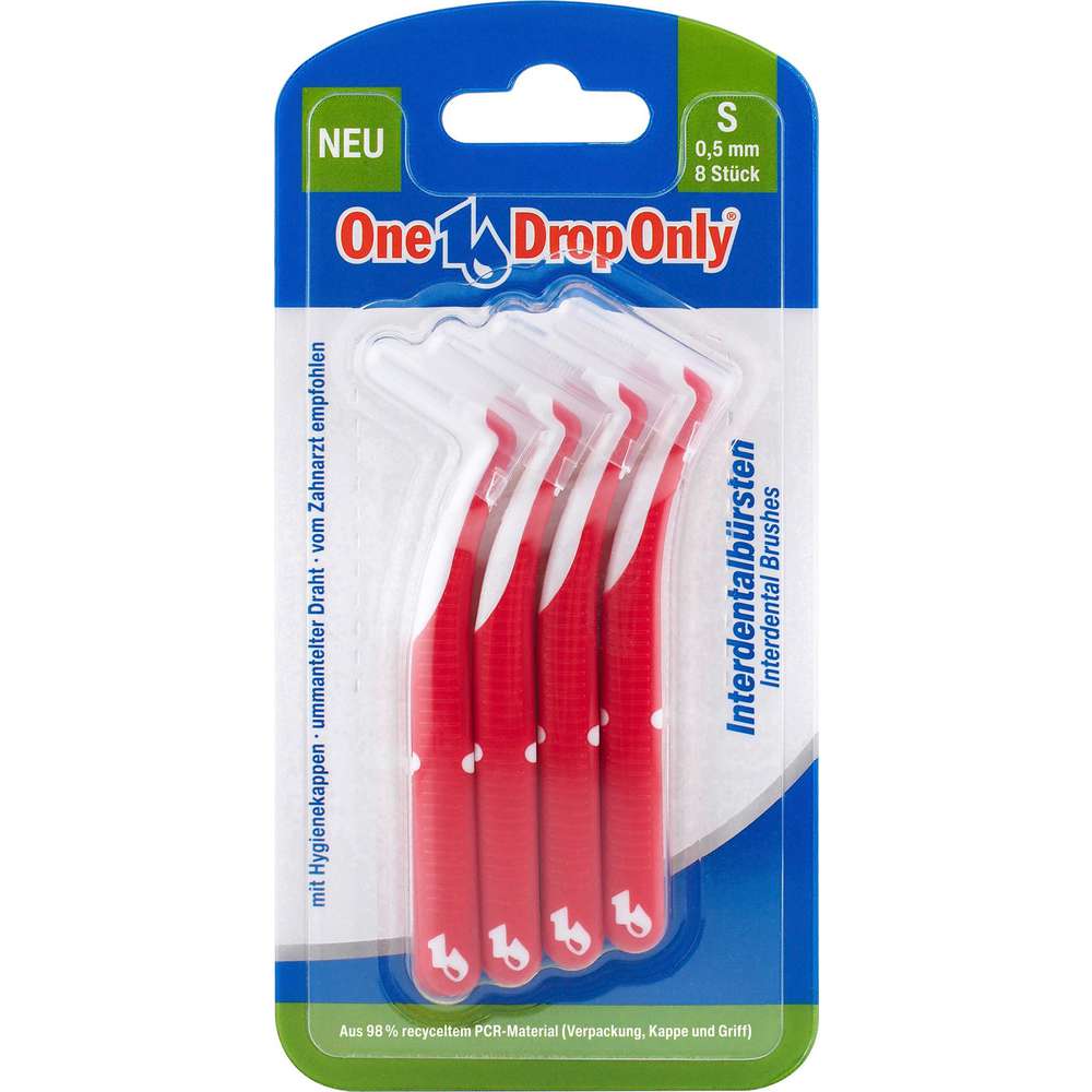 Produktabbildung One Drop Only Interdentalbürste S/Rot