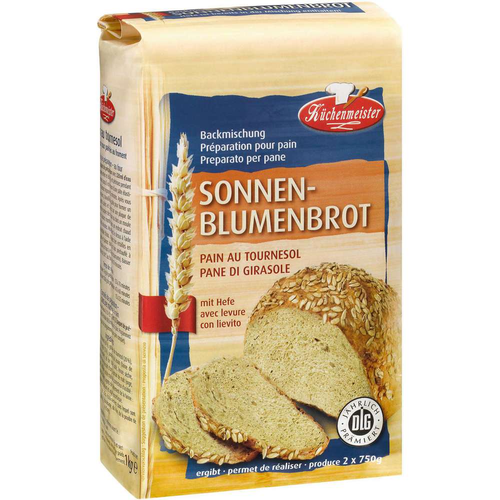 Produktabbildung Küchenmeister Backmischung Sonnenblumenbrot