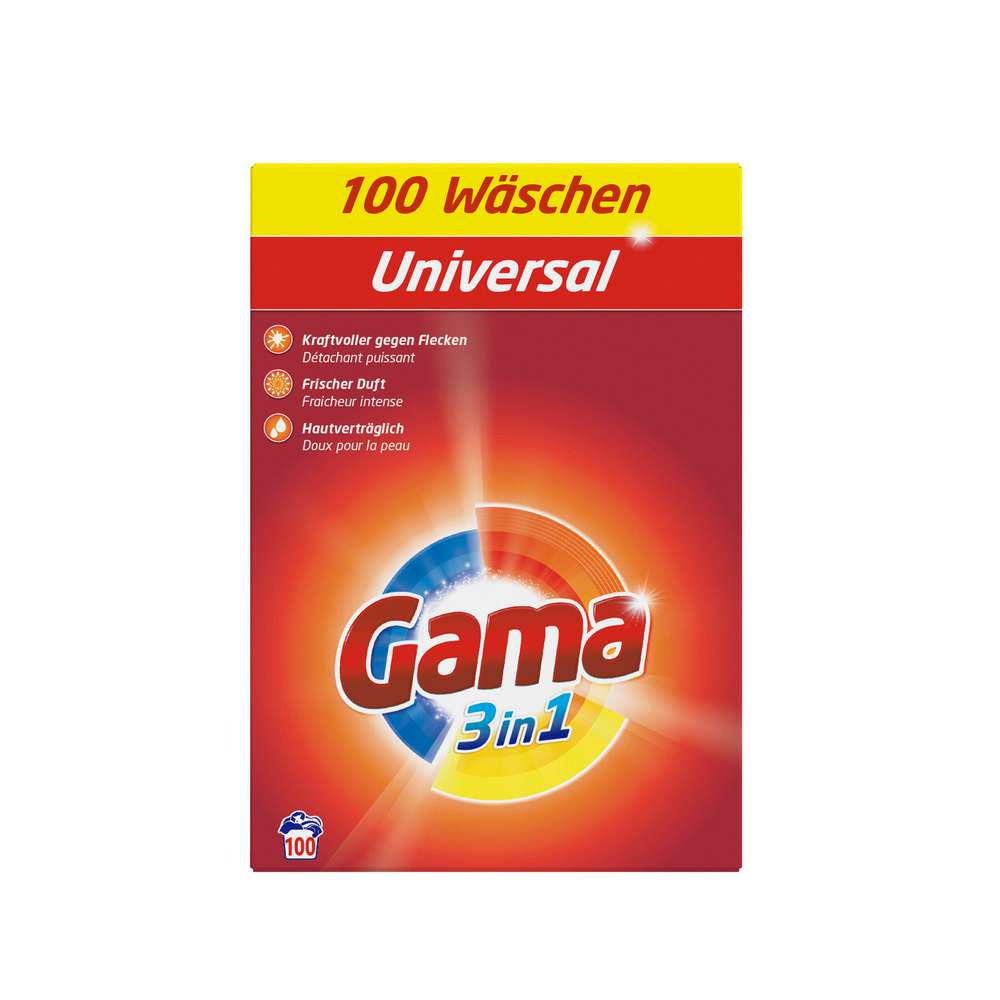 Produktabbildung Gama Universal-Waschmittel Pulver 3in1