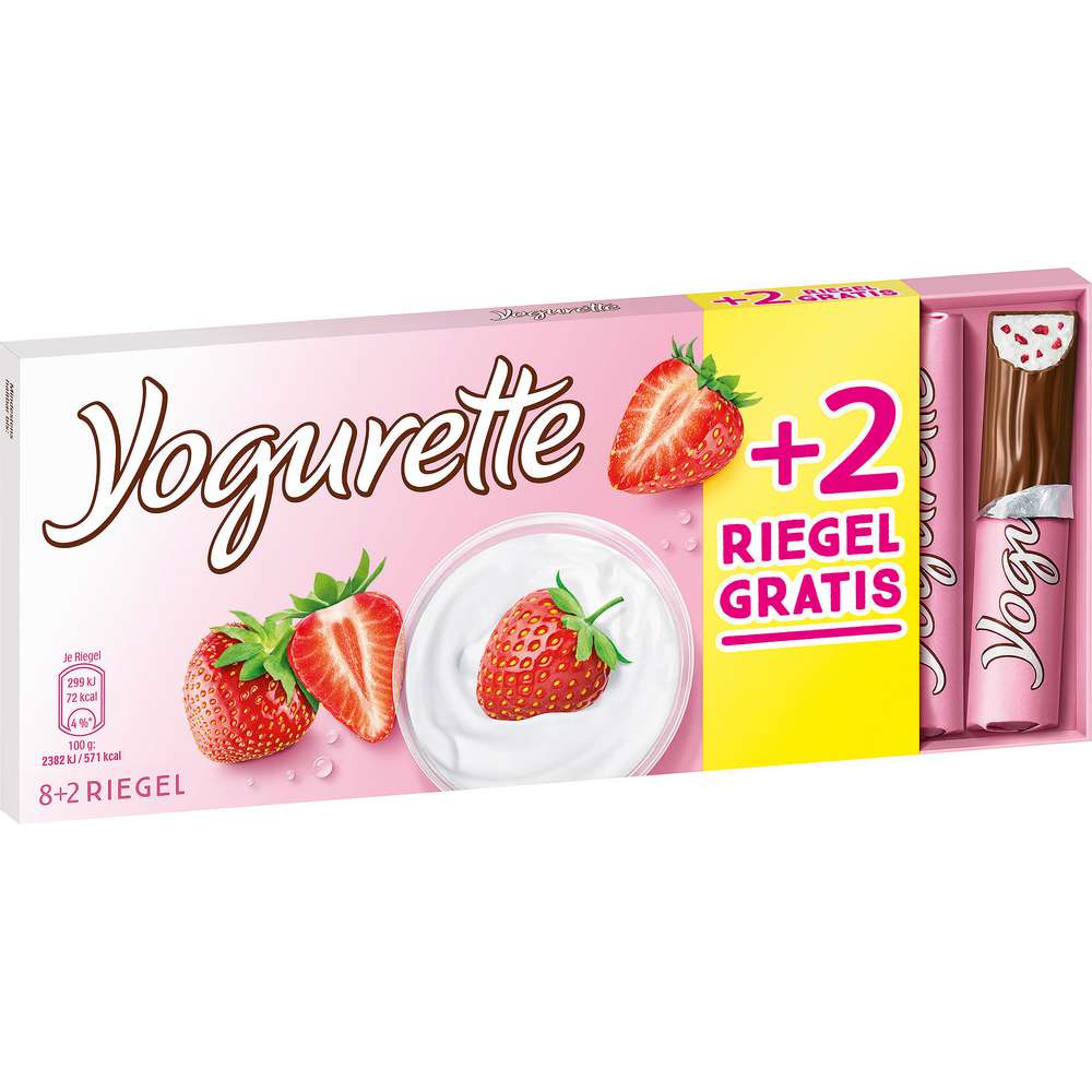 Produktabbildung Ferrero Yogurette Schokoriegel, Erdbeere