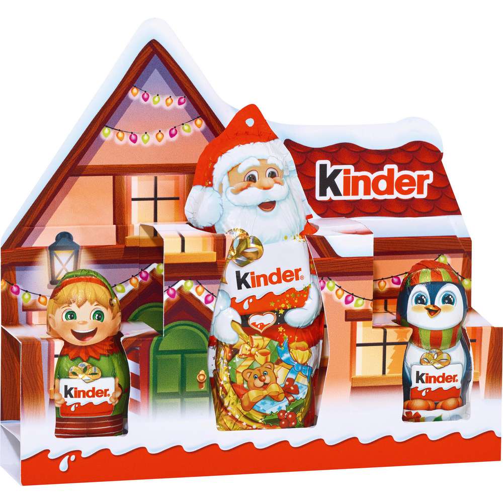 Produktabbildung Ferrero Kinder-Schokolade Holfiguren 3er-Set
