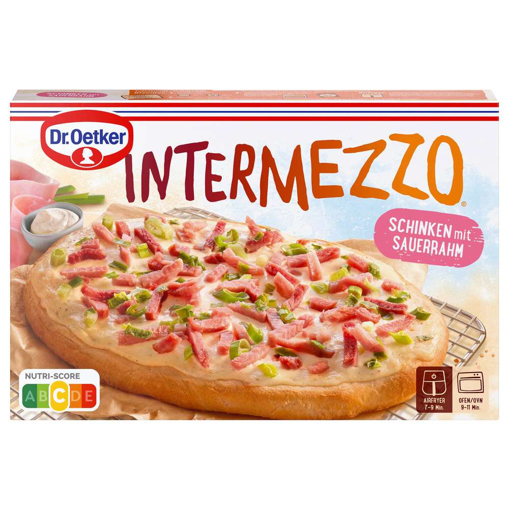 Produktabbildung Dr. Oetker Pizzabrot Intermezzo, Schinken mit Sauerrahm