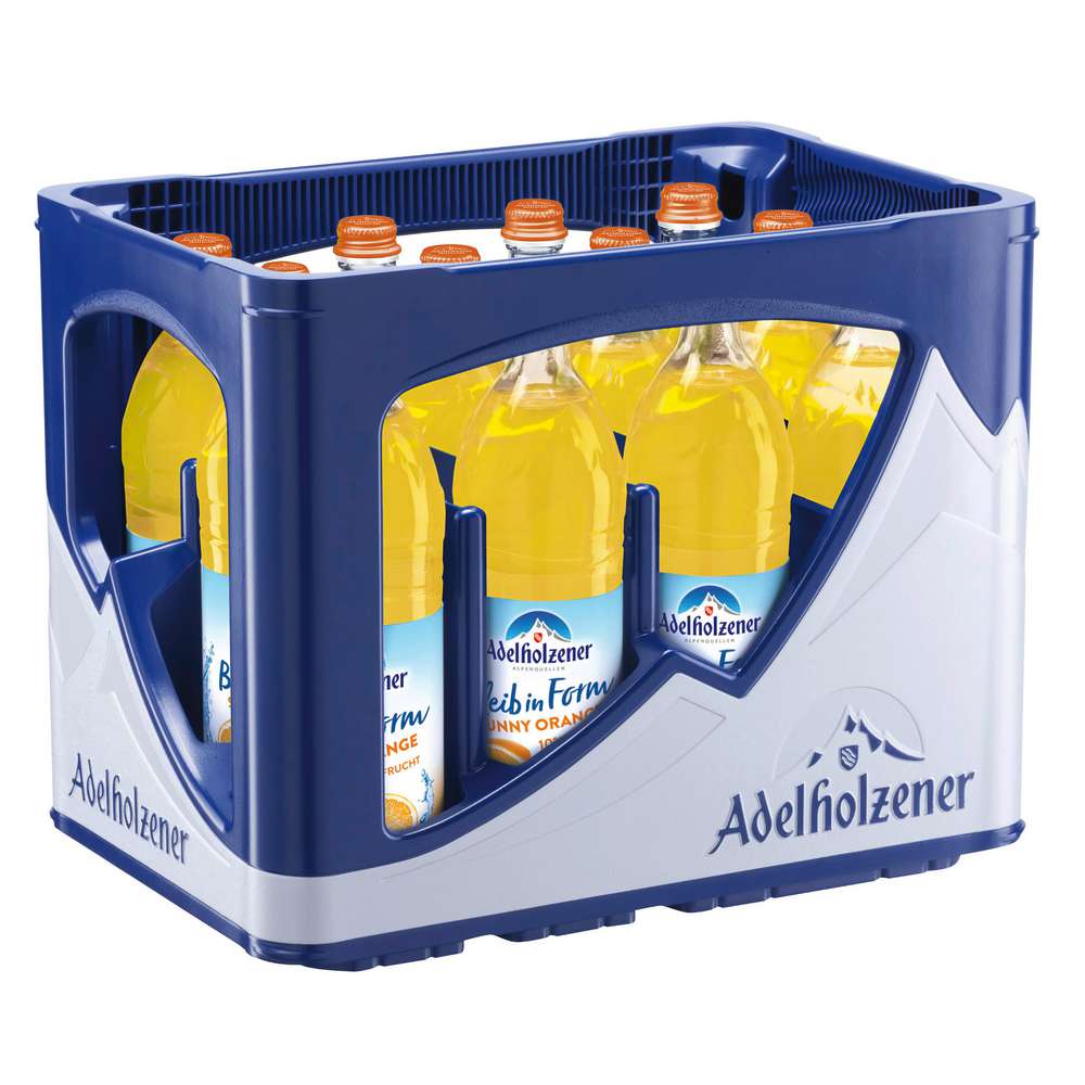 Produktabbildung Adelholzener Limonade Bleib in Form, Sunny Orange (12x 0,750 Liter)