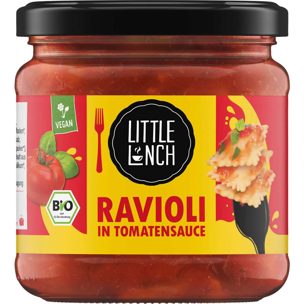 Produktabbildung Little Lunch Bio Ravioli in Tomatensauce