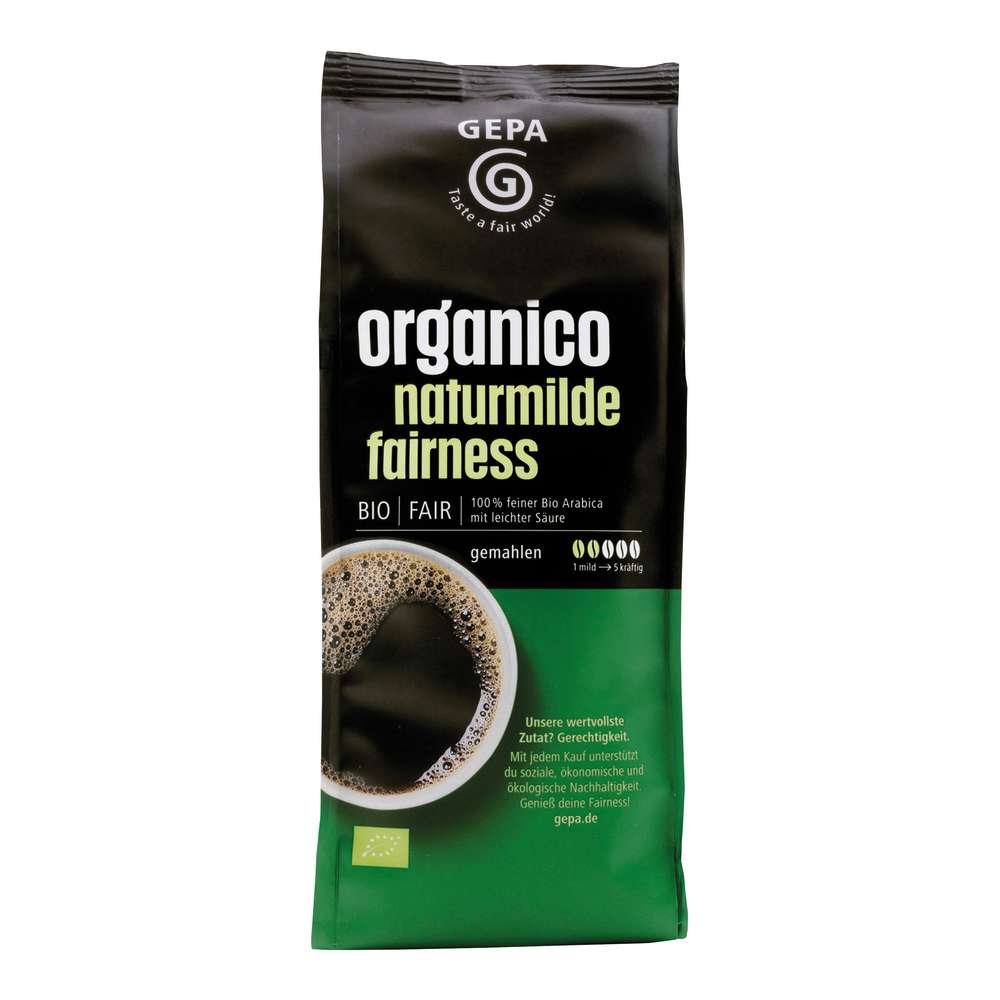 Produktabbildung Gepa Bio Kaffee Orgánico, gemahlen