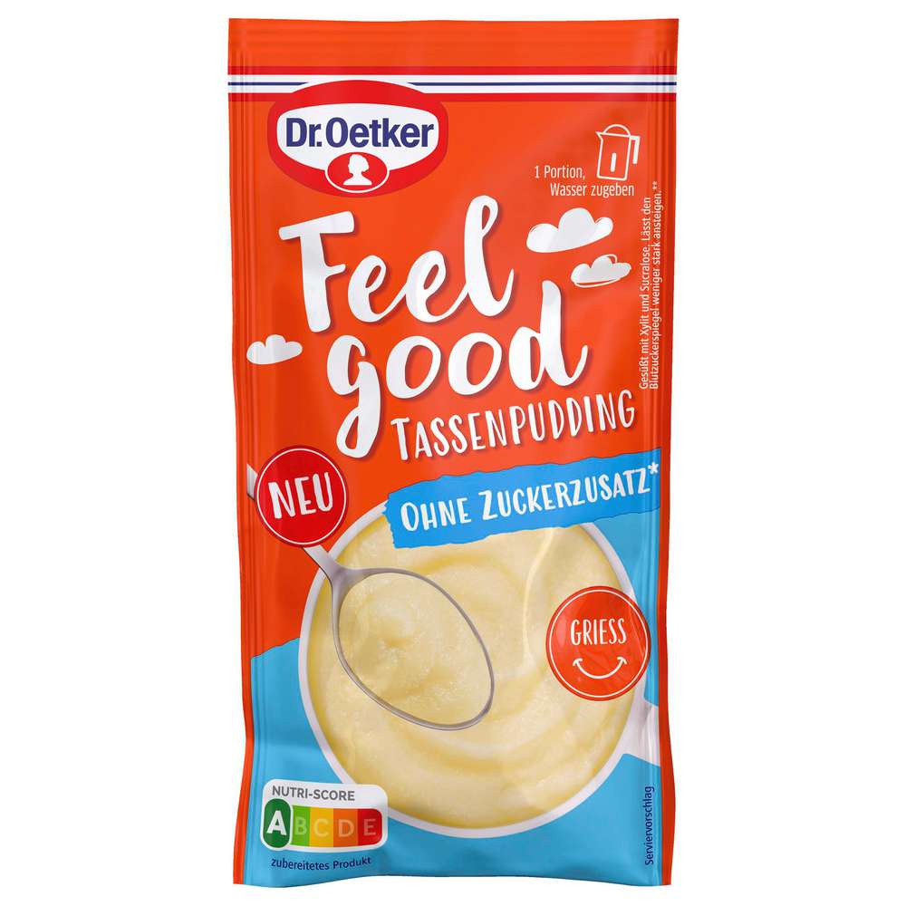 Produktabbildung Dr. Oetker Feel Good Tassenpudding, Grieß