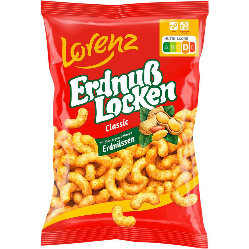Produktabbildung Lorenz Flips, Erdnuss Locken Classic