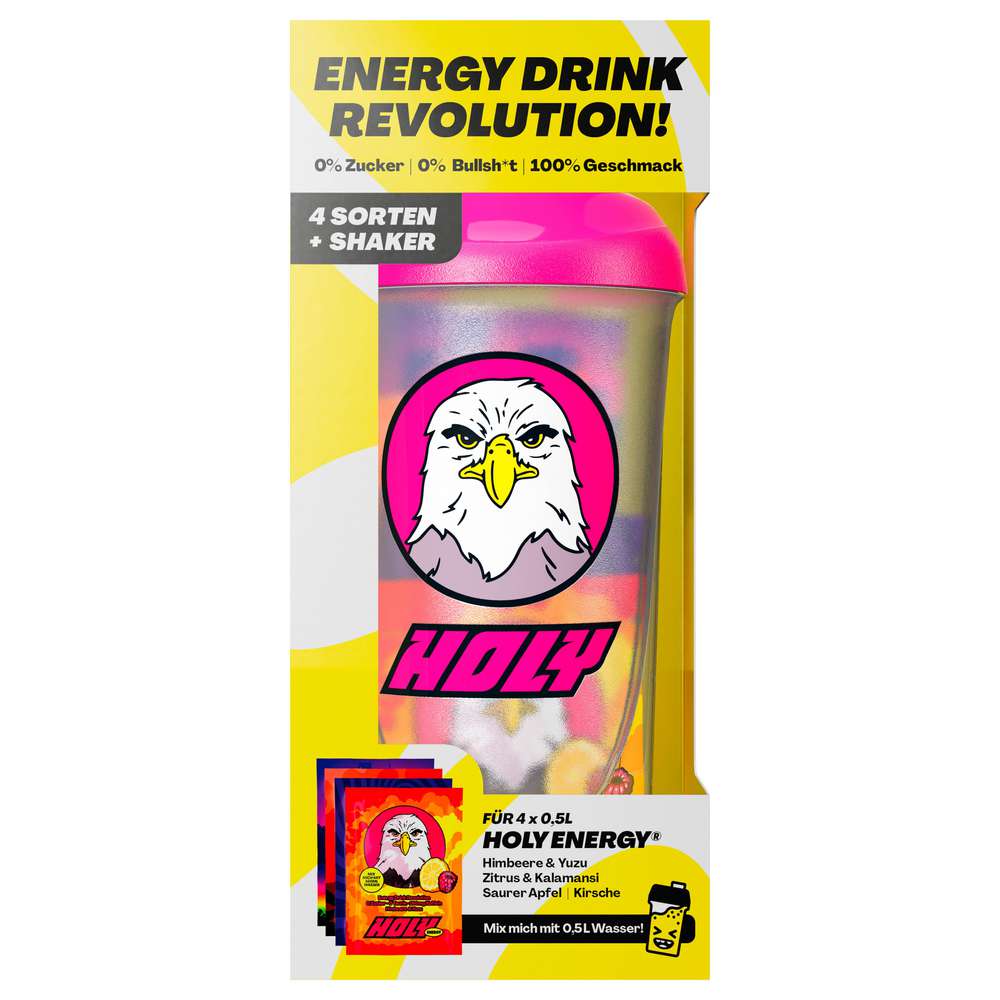Produktabbildung HOLY Energy Starterset 4 Sorten + Shaker