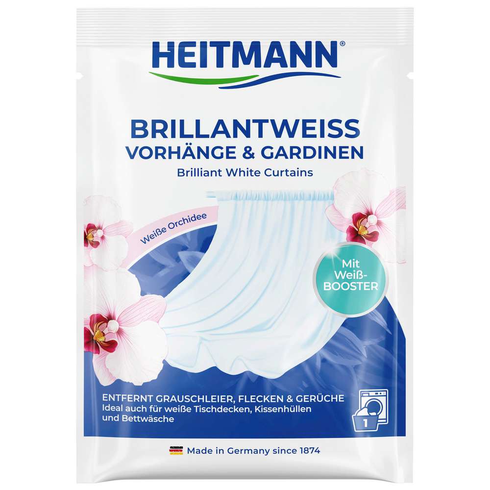 Produktabbildung Heitmann Spezial-Waschmittel Brilliantweiss, Vorhänge & Gardinen