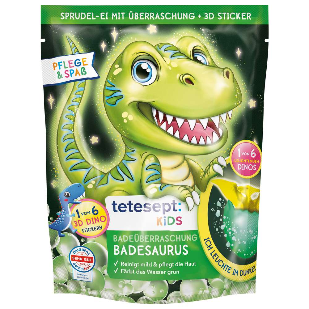 Produktabbildung tetesept Badeüberraschung Badesaurus