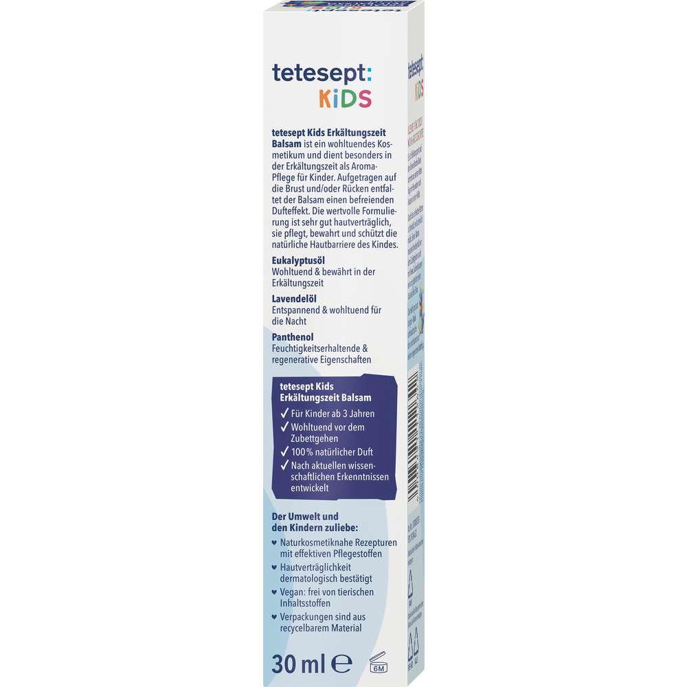 Produktabbildung tetesept Erkältungs-Balsam Kids