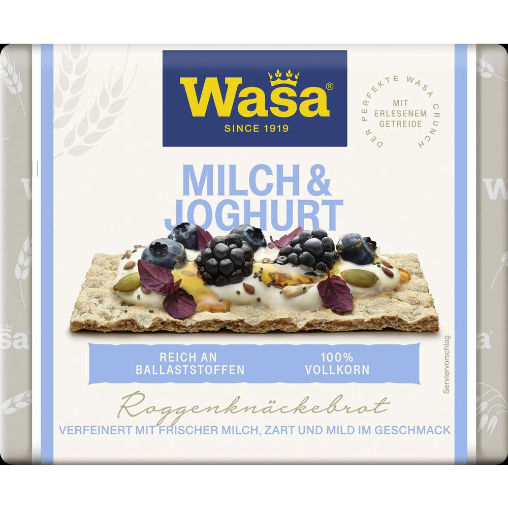Produktabbildung Wasa Knäckebrot das Milde, Milch & Joghurt