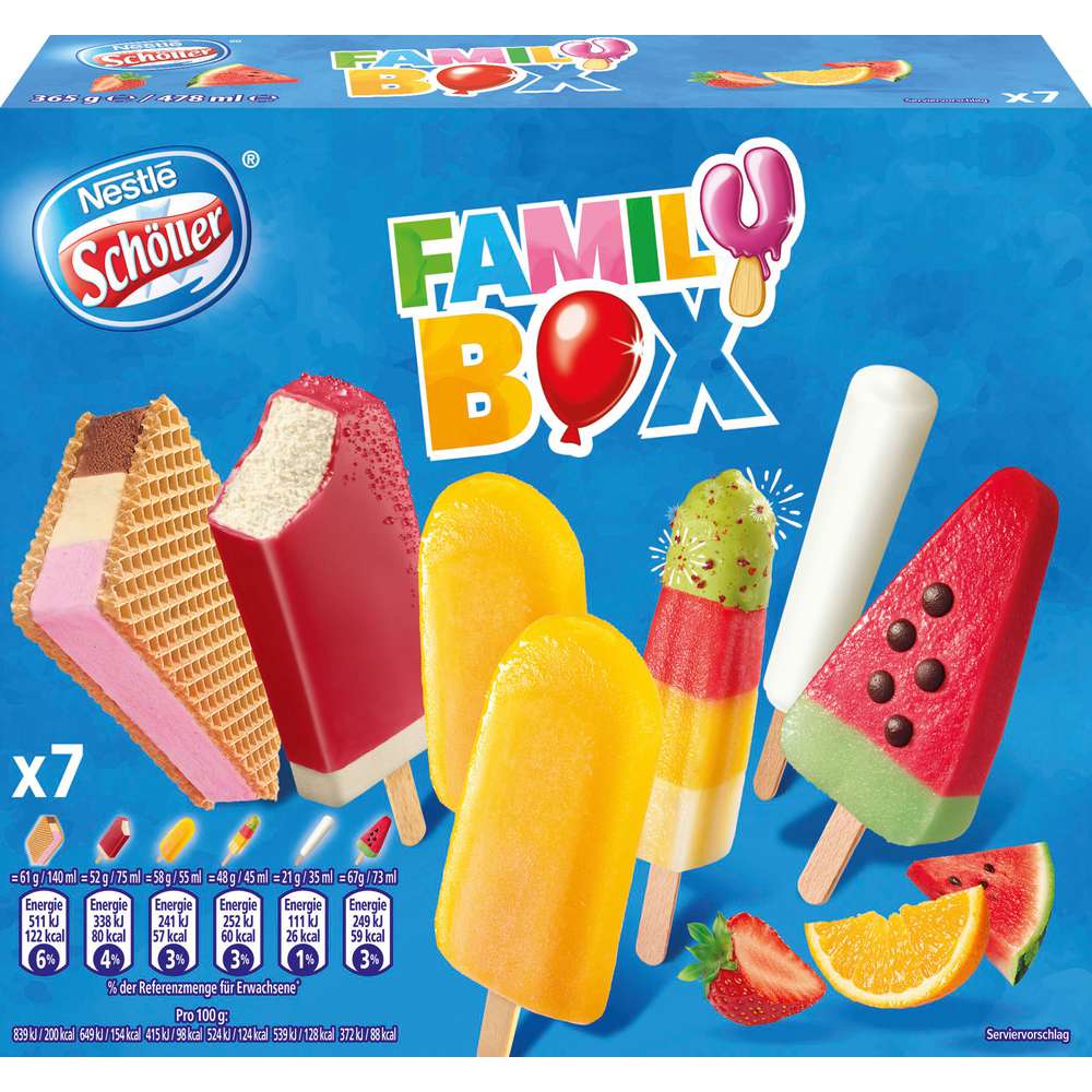 Produktabbildung Nestlé Schöller Eis Family Box