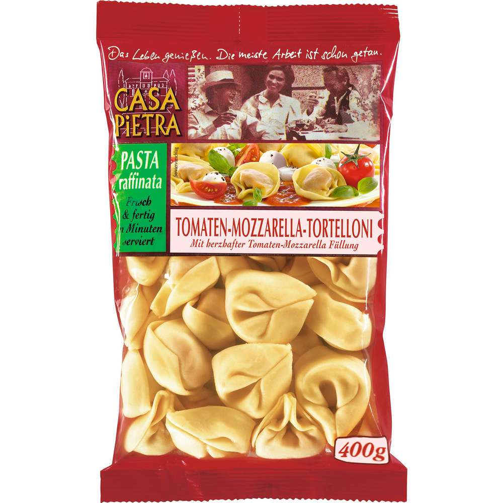 Produktabbildung Casa Pietra Tortellini, Tomaten-Mozzarella