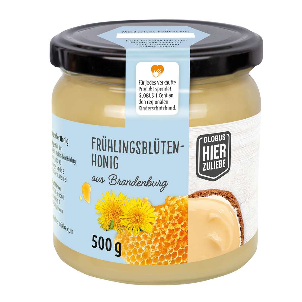 Produktabbildung GLOBUS HierZuliebe Frühlingsblüten Honig aus Brandenburg