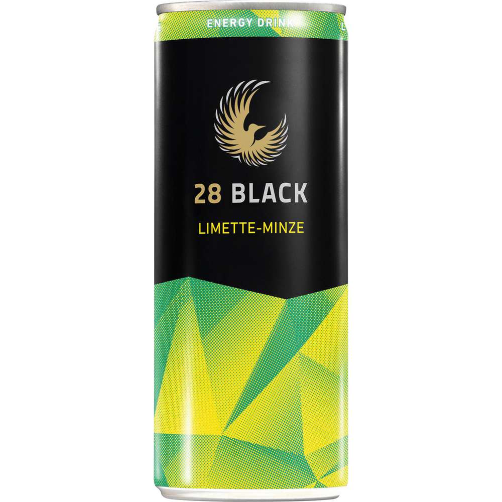 Produktabbildung 28 Black Energy Drink, Limette-Minze
